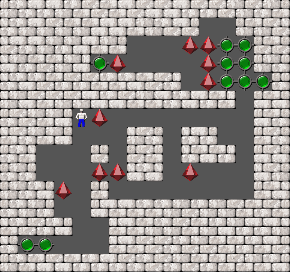 Sokoban Bugs550 collection level 234